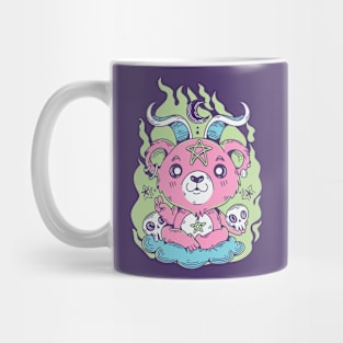 Gothic Baphomet Bear // Funny Cute Creepy Mug